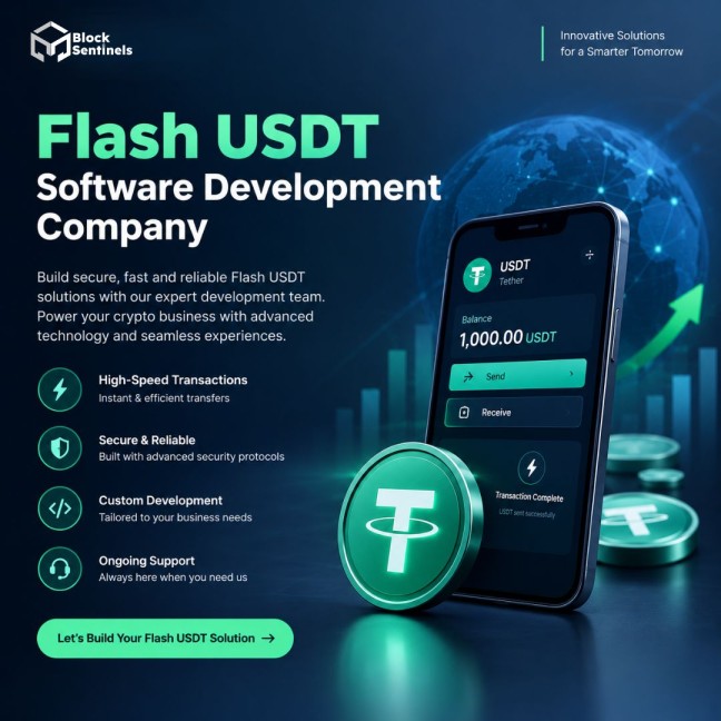 Trusted Flash USDT Software Development Company for Crypto Projects 